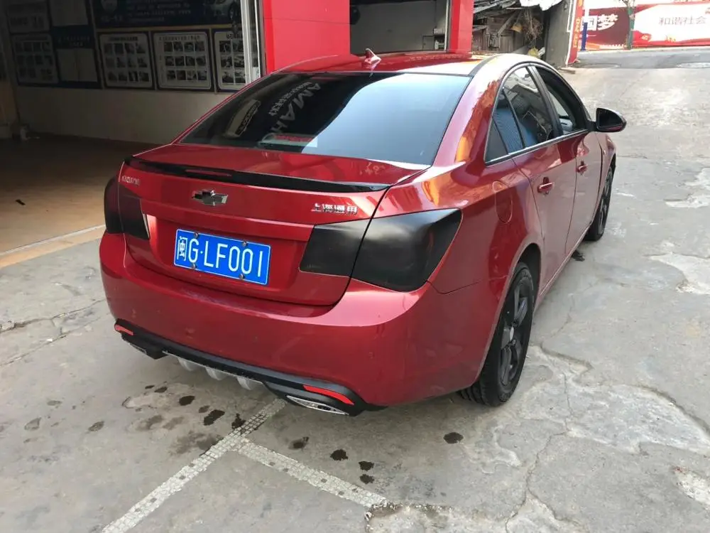 SHCHCG для Chevrolet Cruze 2009 2010 2011 2012 2013 ABS пластик Неокрашенный праймер цветной спойлер на