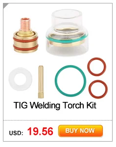 TIG Collet Precise Welding Convenient To Use TIG Torch Kit Easy To Assemble Seamless To Install Improve Welding Quality for All WP-9/20/25 Series Torches 1.6MM 