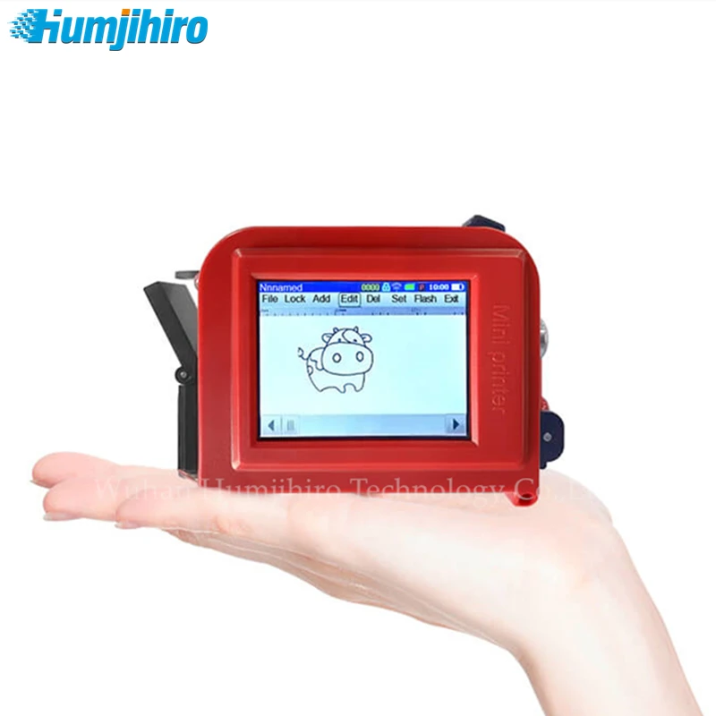 12 7mm Mini Mobile Portable Inkjet Printer Touch Thermal Inkjet Printer Variable Qr Barcode Code Clothes Logo Expiry Date Printers Aliexpress