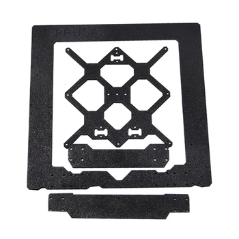 

Cloned For Prusa I3 MK3 Aluminum Alloy Frame+Y Carriage+Front with Rear Plate Set for Prusa I3 3D Printer Parts