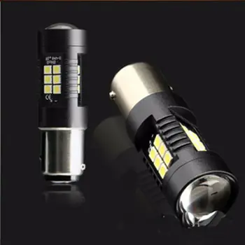 

Lamp LED Light Set Parts Car Accessories Auto 2Pcs White P21W 1157 BAY15D