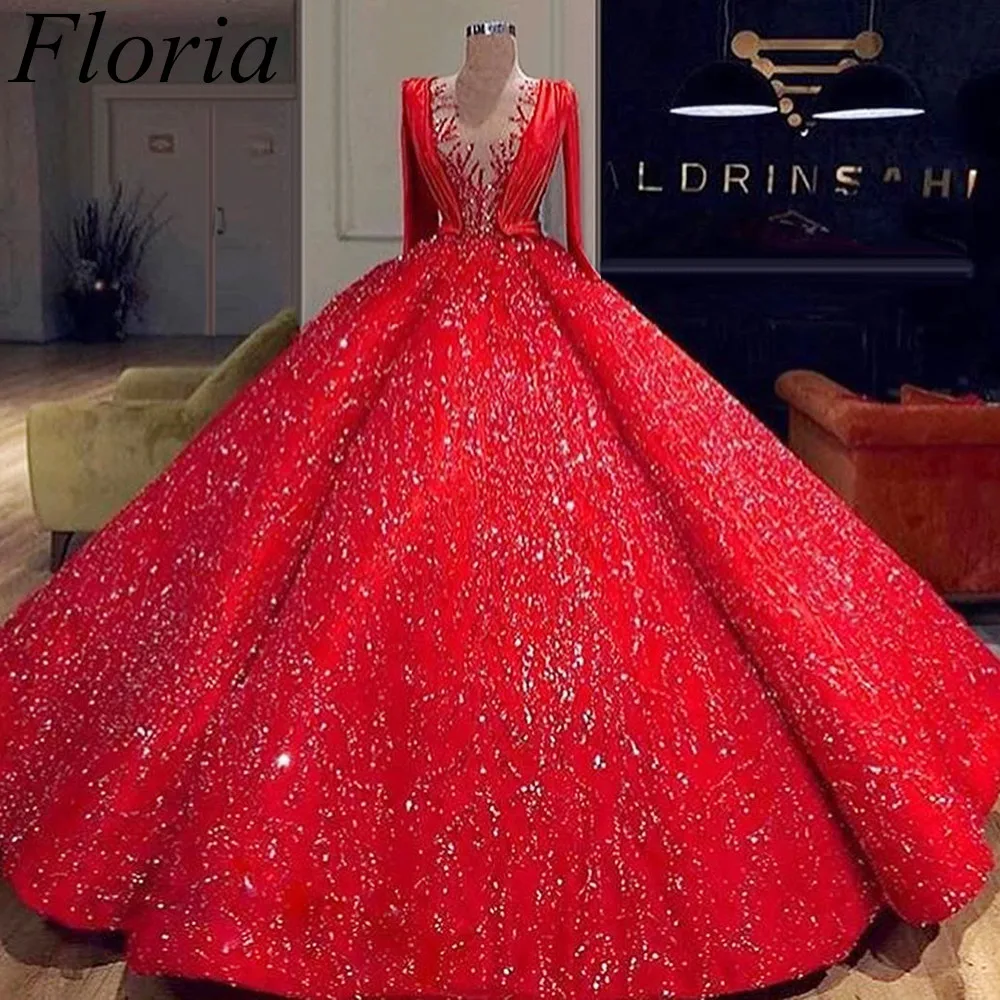 Новейшее блестящее Красное длинное вечернее платье с v-образным вырезом, шикарный кафтан, платье знаменитостей, женское роскошное вечернее платье для выпускного вечера, вечерние платья