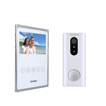 

Lermom New product 2.4GHz Digital Wireless Remote Unlock 4.3inch GSM system Video Doorbell video intercom C40L40 Model