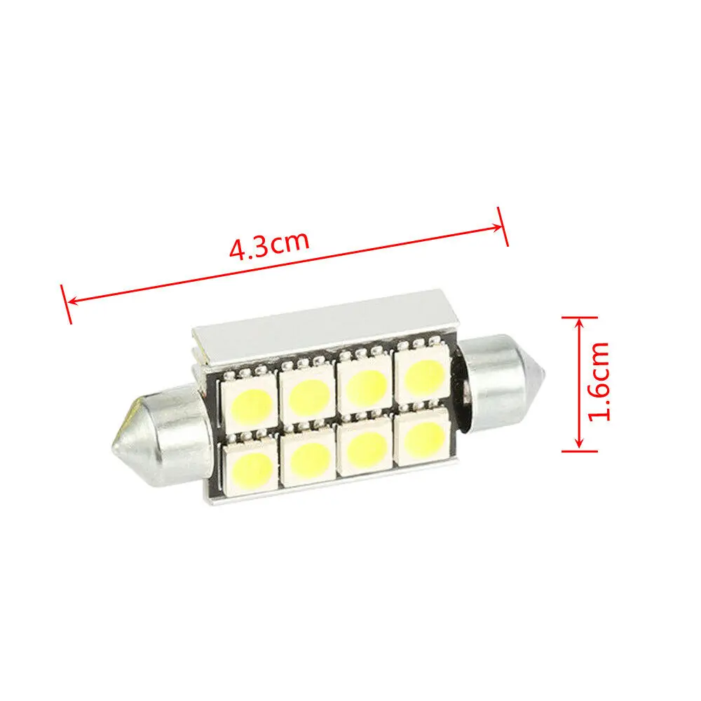 6 шт. светодиодный SMD Светодиодная светильник для AUDI S3 8L A3 8P 8PA A4 B6 B7 A6 C6 4F C5 A8 D2