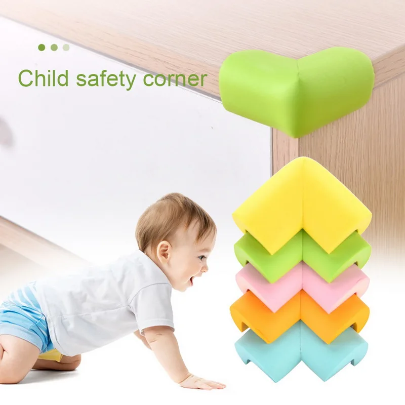 5PCs/set Baby Proof Corner Guards Table Desk Corner Protector Child Safety  Furniture Bumper Soft Cushions