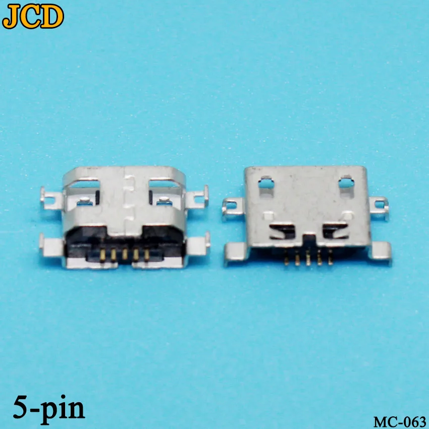 

JCD 10PCS Micro USB connector Phone Tail Charging Socket B type Female Jack 5Pin PCB Board Sink 0.8 DIP Flat mouth