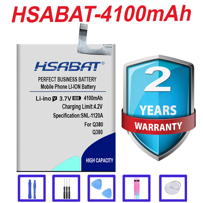Аккумулятор HSABAT высокого качества для Micromax A107 Q380 4100 мАч | Мобильные телефоны и