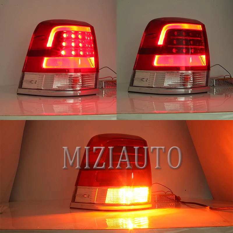 MIZIAUTO задние фонари Out side» для Toyota LAND CRUISER Предупреждение сигнальная лампочка свет заднего бампера
