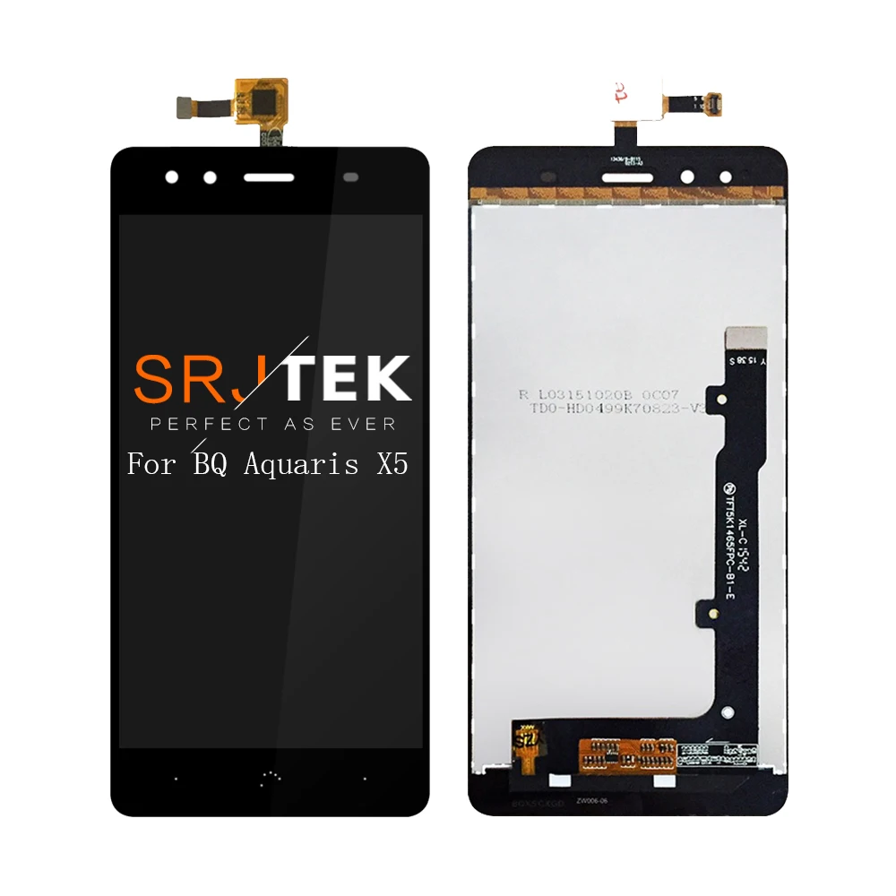 " для BQ Aquaris X5 ЖК-дисплей сенсорный экран ЖК-дигитайзер стеклянная панель Замена ЖК-панель для BQ Aquaris X5 lcd s