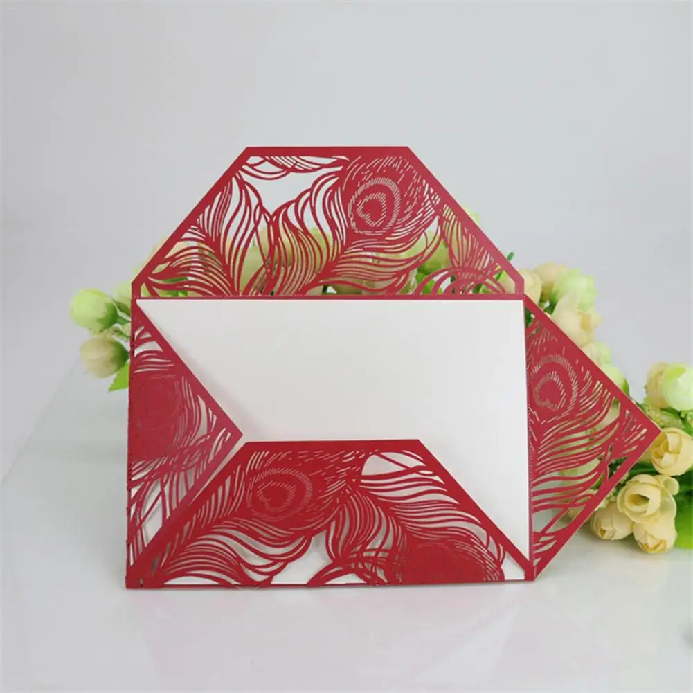  Christmas party large show 10PCS new rainbow paper invitation card high-end atmospheric fashion bir - 4000559685826