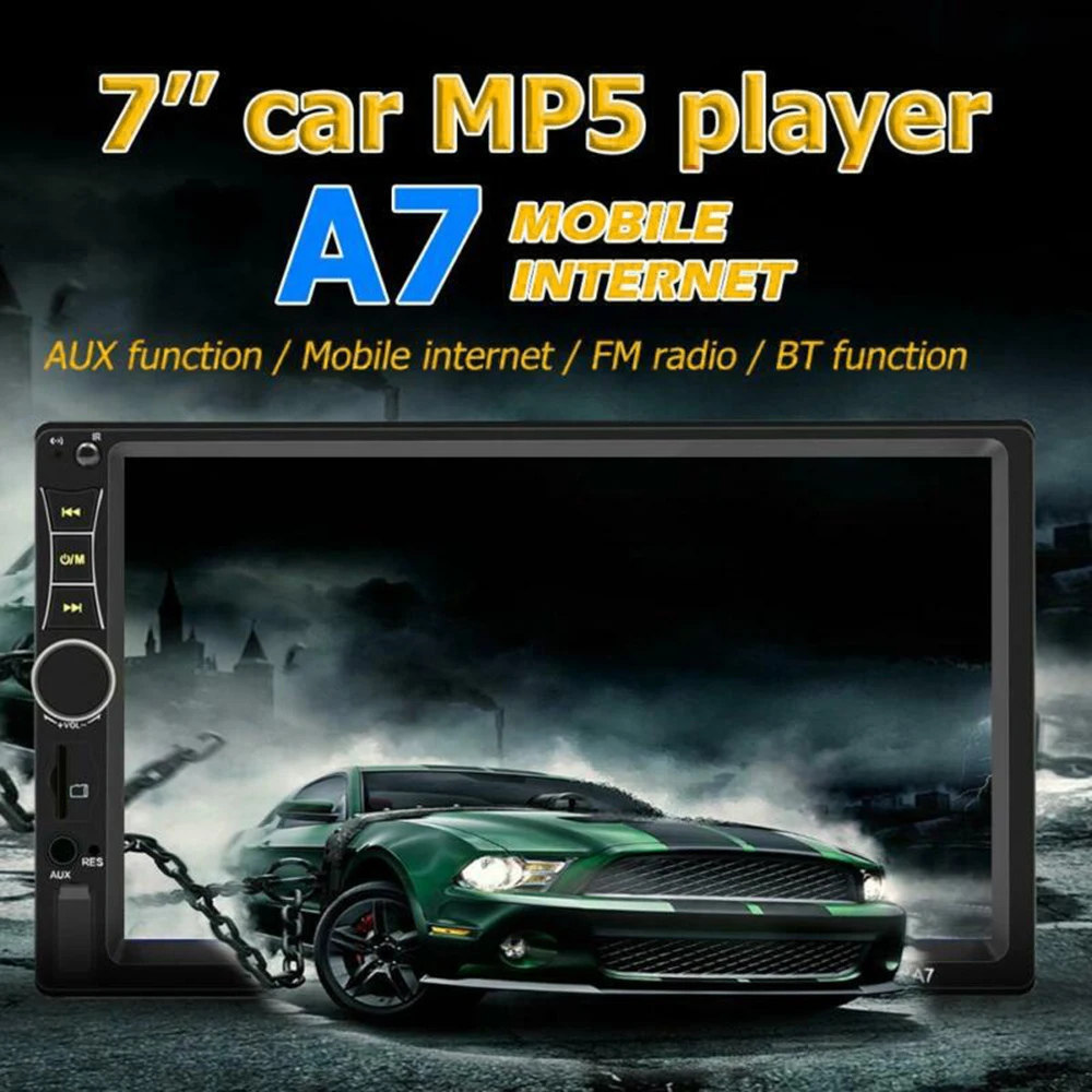 HD " двойной 2 DIN Автомобильный MP5 плеер Bluetooth Авторадио RDS AM FM радио USB автомобильный мультимедийный радио плеер
