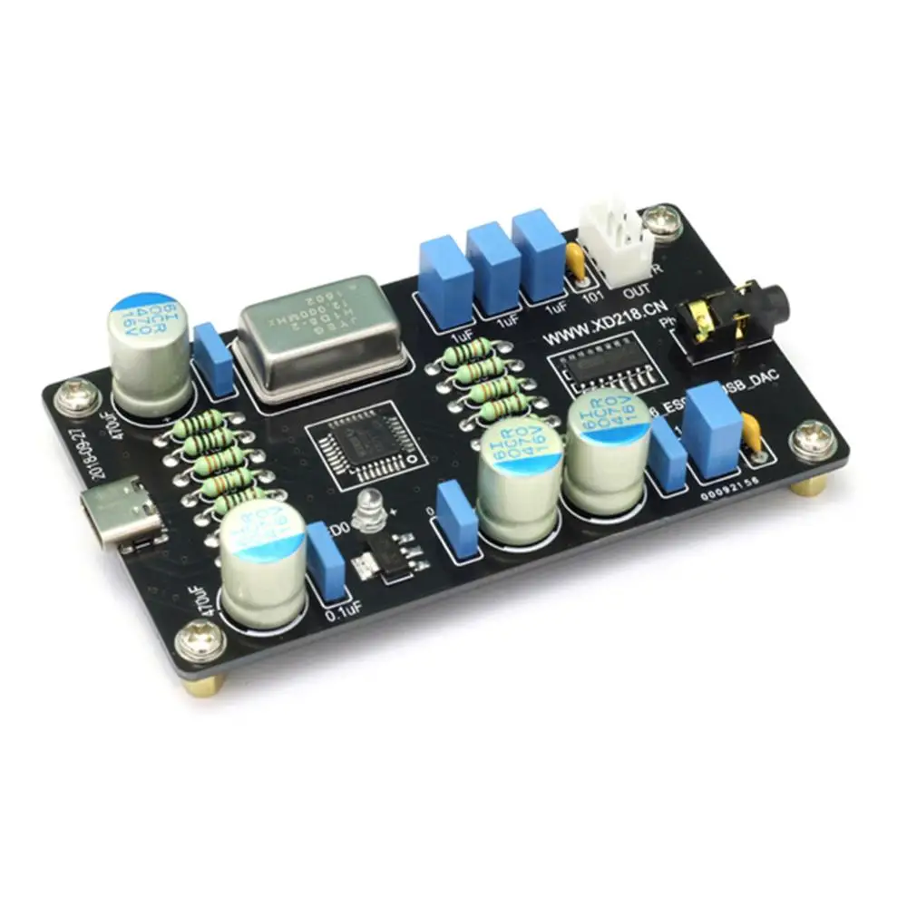 

PCM2706 ES9023 HI-FI USB DAC Sound Card Support USB2.0 WIN_XP/WIN7/WIN10 Android
