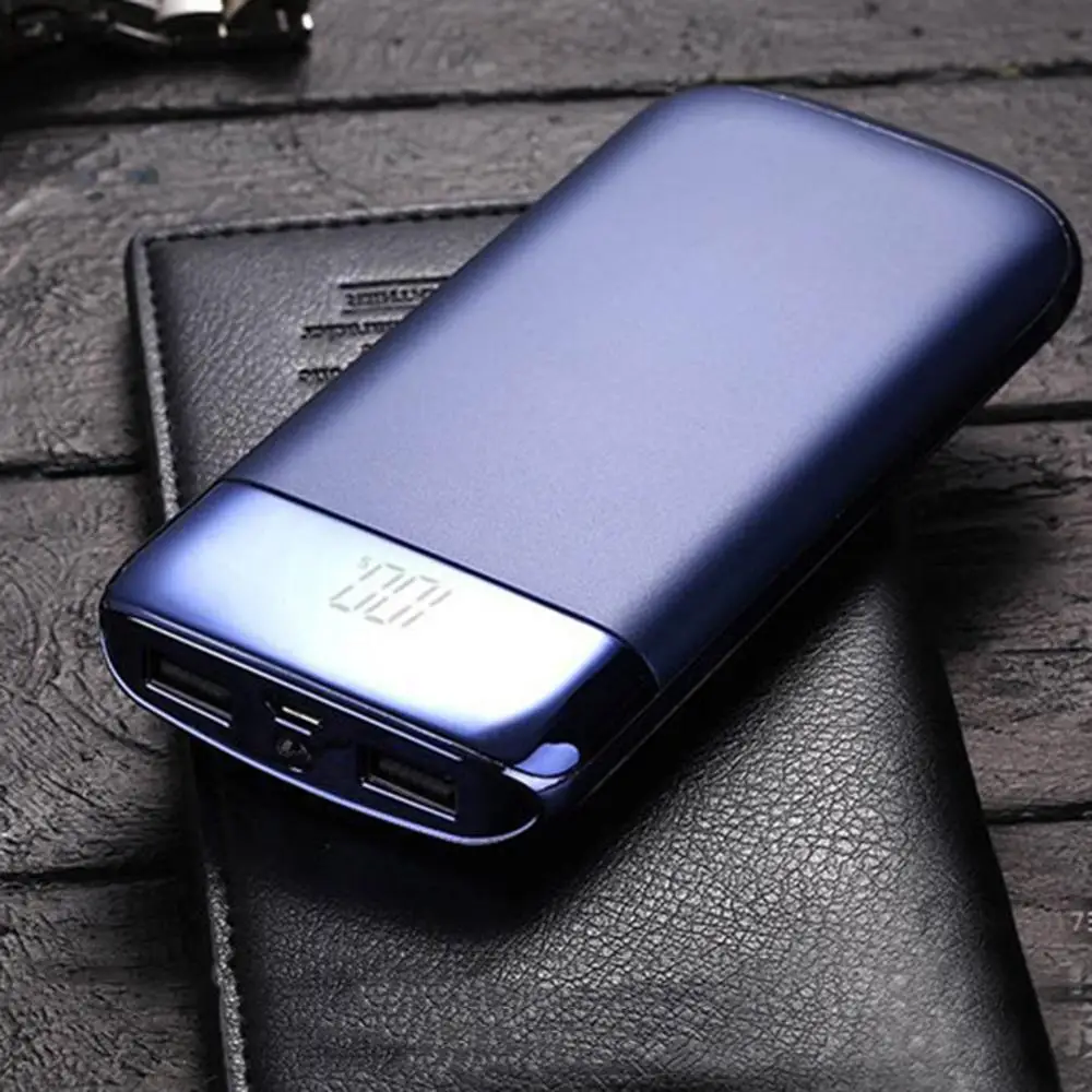 New hot selling 20000mAh Power Bank Digital display portable charger Dual USB phone accessories For Xiaomi Samsung iphone XS