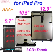 Aaa + lcd para ipad pro 9.7 pro 10.5 pro 12.9 display lcd montagem da tela de toque a1673 a1674/a1701 a1709/a2152 a2123/a1652 a1584