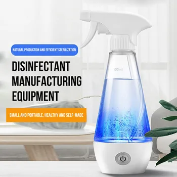 

38# 300ml Use Disinfectant Generator Sodium Hypochlorite Making Machine Infinite Loop Portable Air Spray Home Cleaning Tools