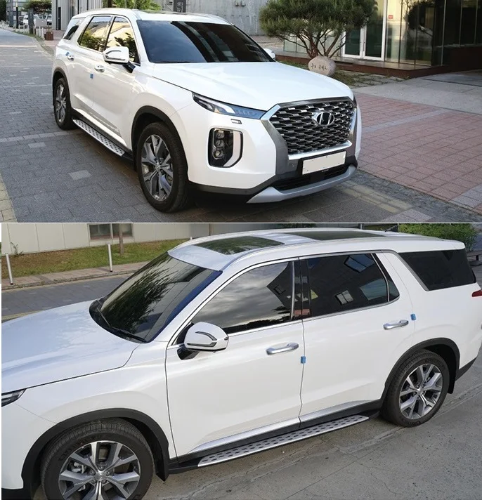 Ben-Z стиль алюминий Fit hyundai Palisade Беговая доска боковой шаг nerf бар высокого качества