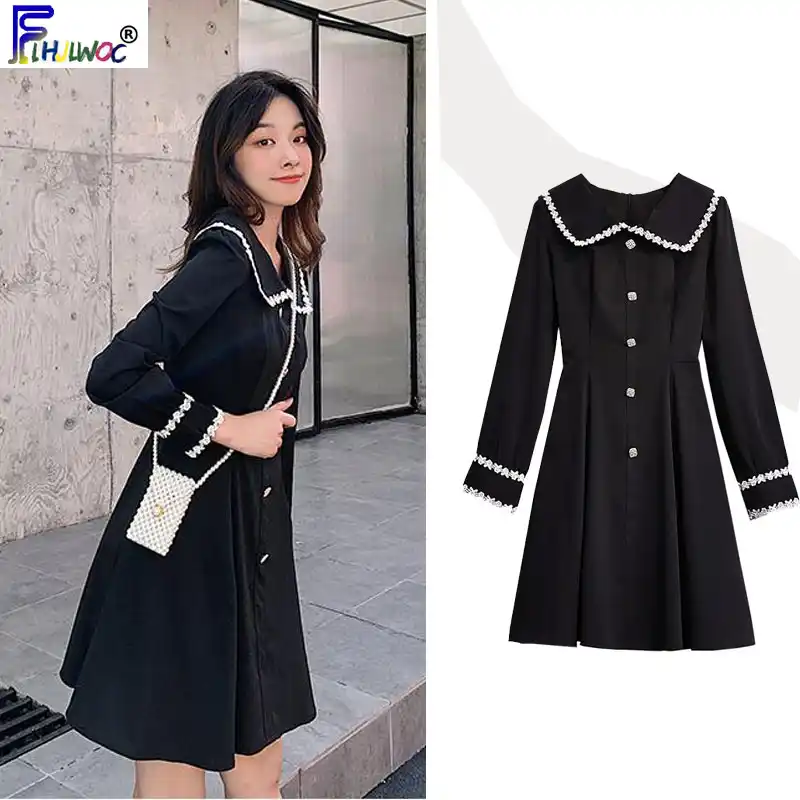 vestido preto comprido basico