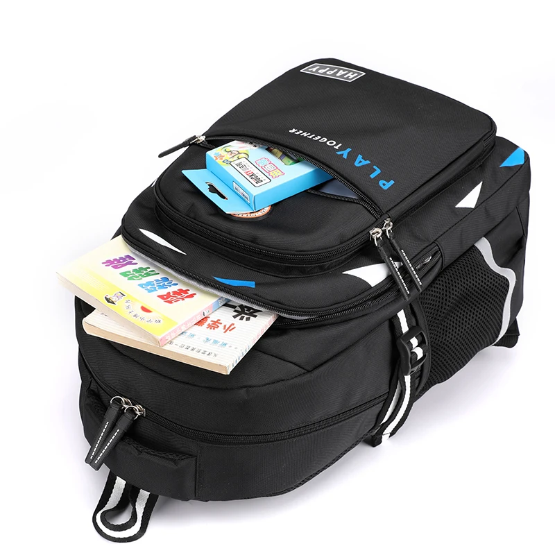 

School boy backpack orthopedic knapsack backpack for teenagers 2020 black Fashionable Children bag 2020 children's backpack