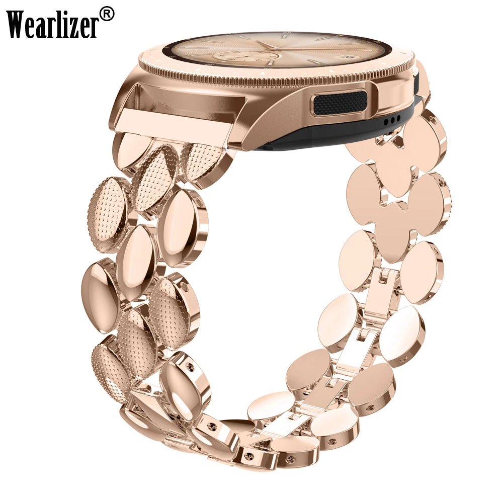 Ремешок из нержавеющей стали для samsung Galaxy Watch браслет классический ремешок для часов 20 мм Ширина металлический ремешок для samsung Galaxy 42 мм ремешок для часов