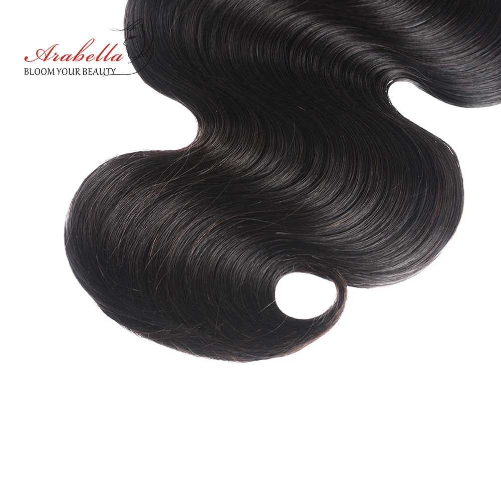 Double Drawn Hair Extension Brazilian Body Wave Hair Bundles 100% Human Hair Arabella Thick Ends Na