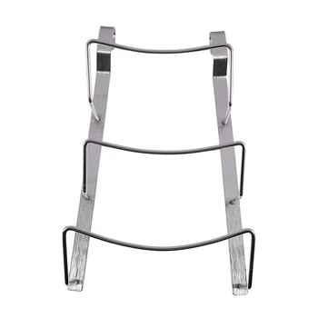 

Top-Stainless Steel Pot Rack Storage Rack Wall Mount Pot Cover Organizer Holder Kitchen Accessories Organizer Kitchen Organizer
