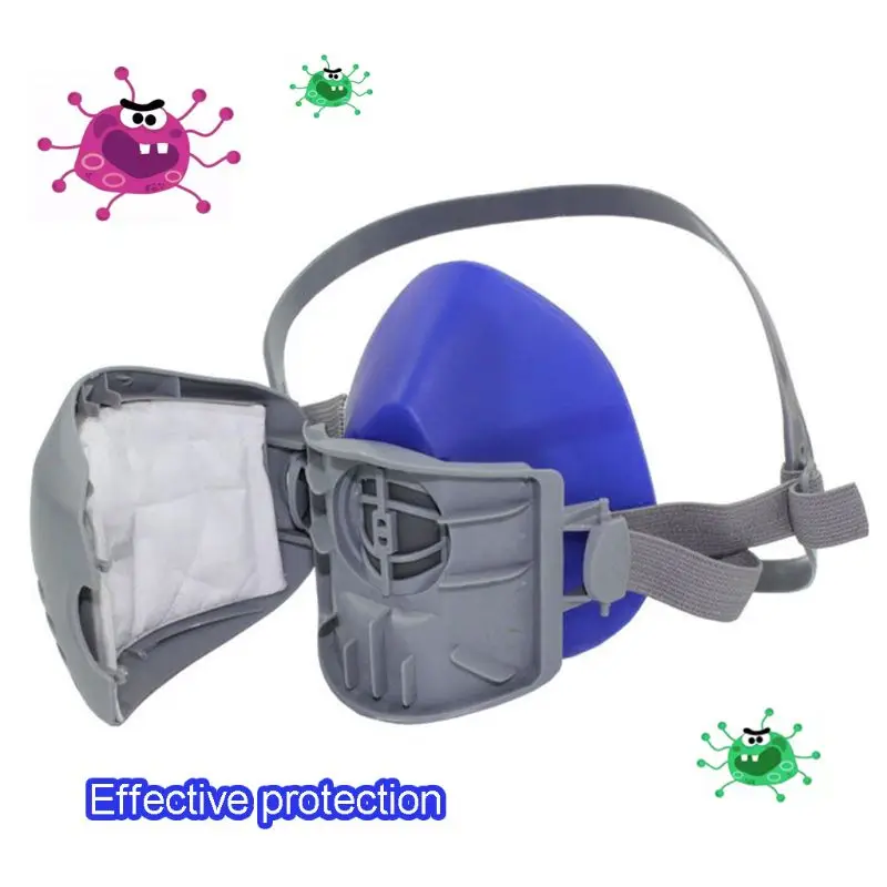 Painting Dust Mask High Quality Protection Gas Mask Anti-fog Haze Industrial Dust Woodworking Polishing Mask Respirator