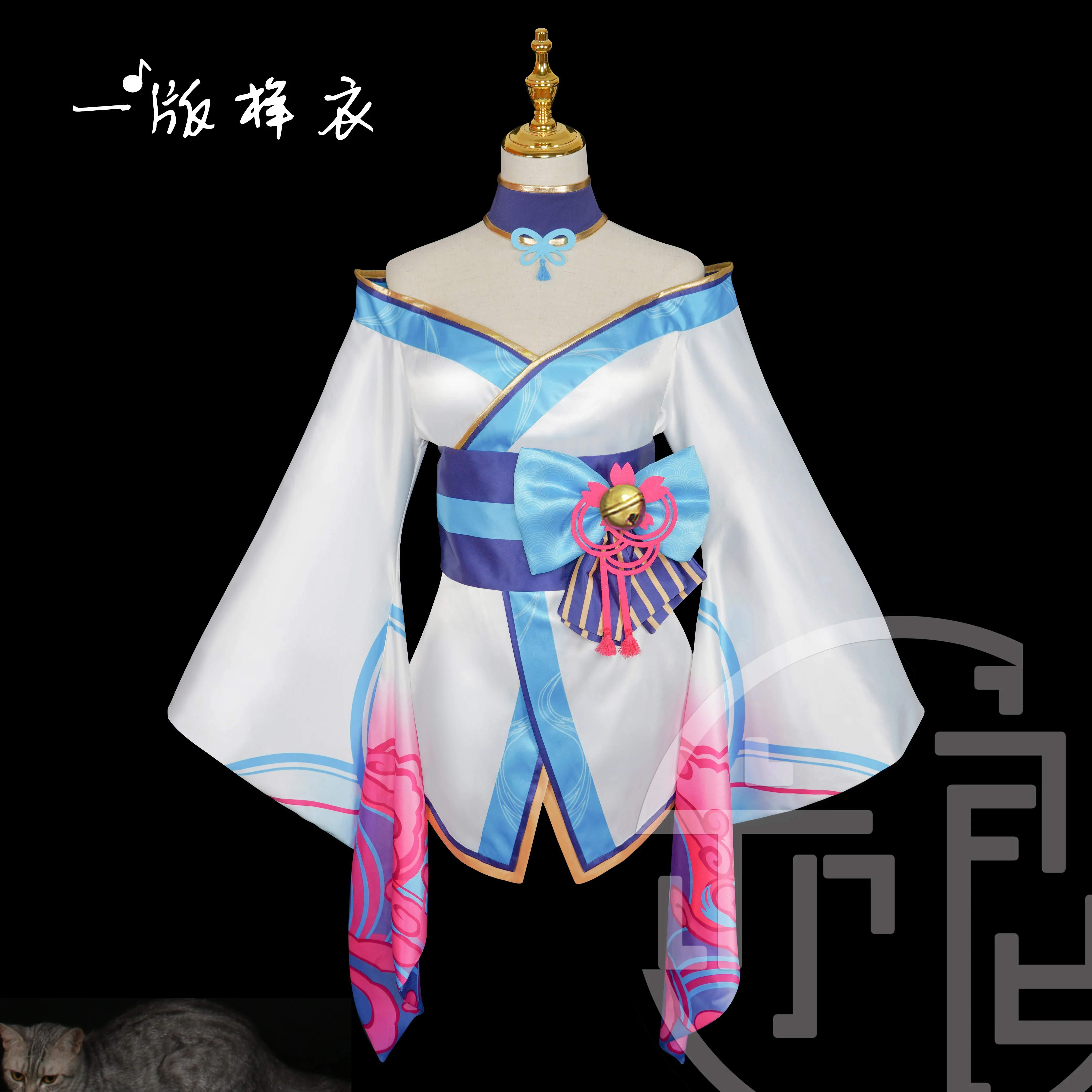 Hot! Game LOL Lotus Flower Ahri Lolita Kimono Cosplay Costume Uniform Free  Shipping F|Anime Costumes| - AliExpress