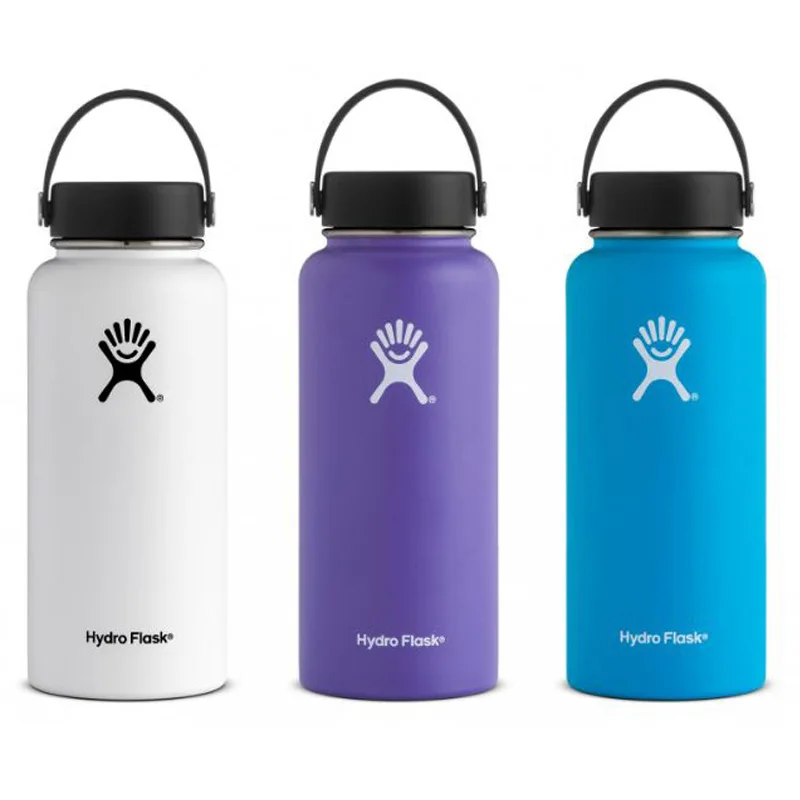 Buy Hydro Flask Water Bottle Stainless Steel Water Bottle Vacuum Insulated Wide Mouth Travel Portable Thermal Bottle 32oz 40oz
