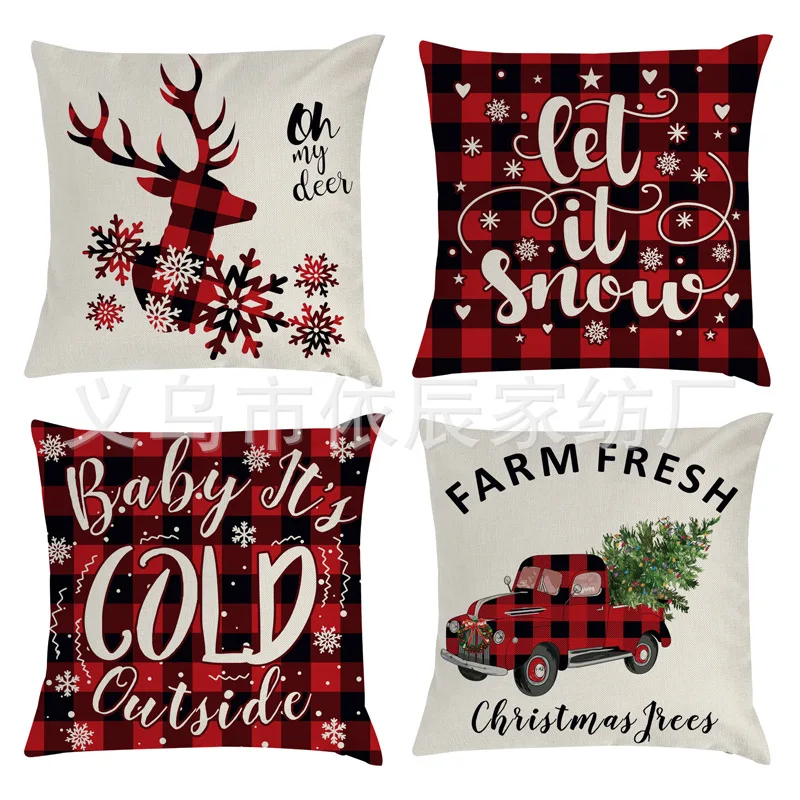 

Home products pillow cover Nordic lattice cushion cover sofa pillow cover