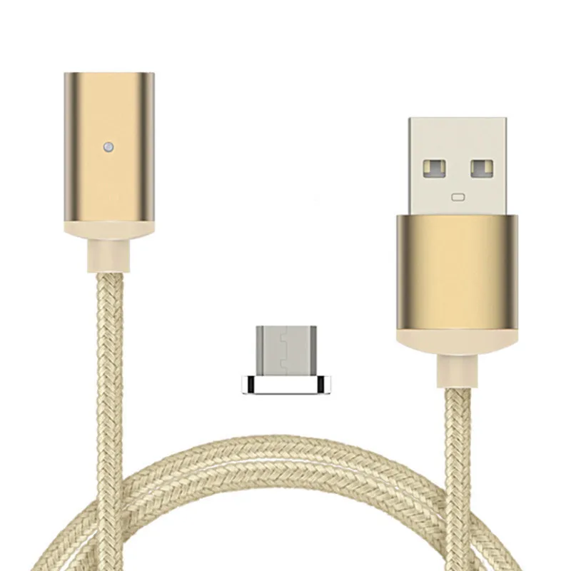 Micro USB кабель для телефона прочный 1,2 m type C кабель Быстрая зарядка для Android iOS iPhone samsung Xiaomi OPPO LG htc Мобильные кабели - Цвет: Micro Gold