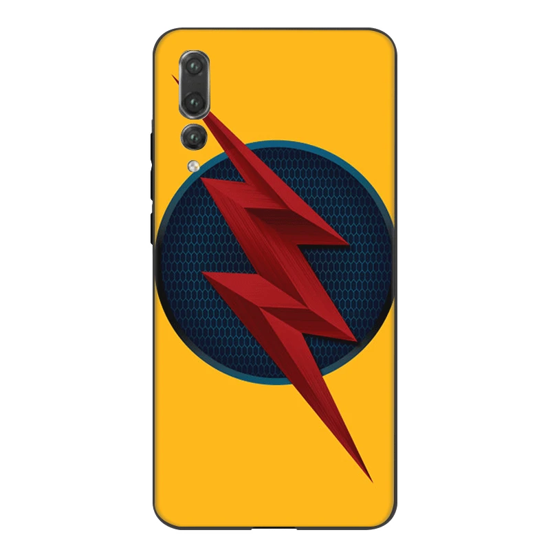Чехол для huawei P8 P9 P10 P20 P30 Lite MINI PRO huawei P Smart Z Plus, супергерой, вспышка DC Comics, логотип, подробная информация
