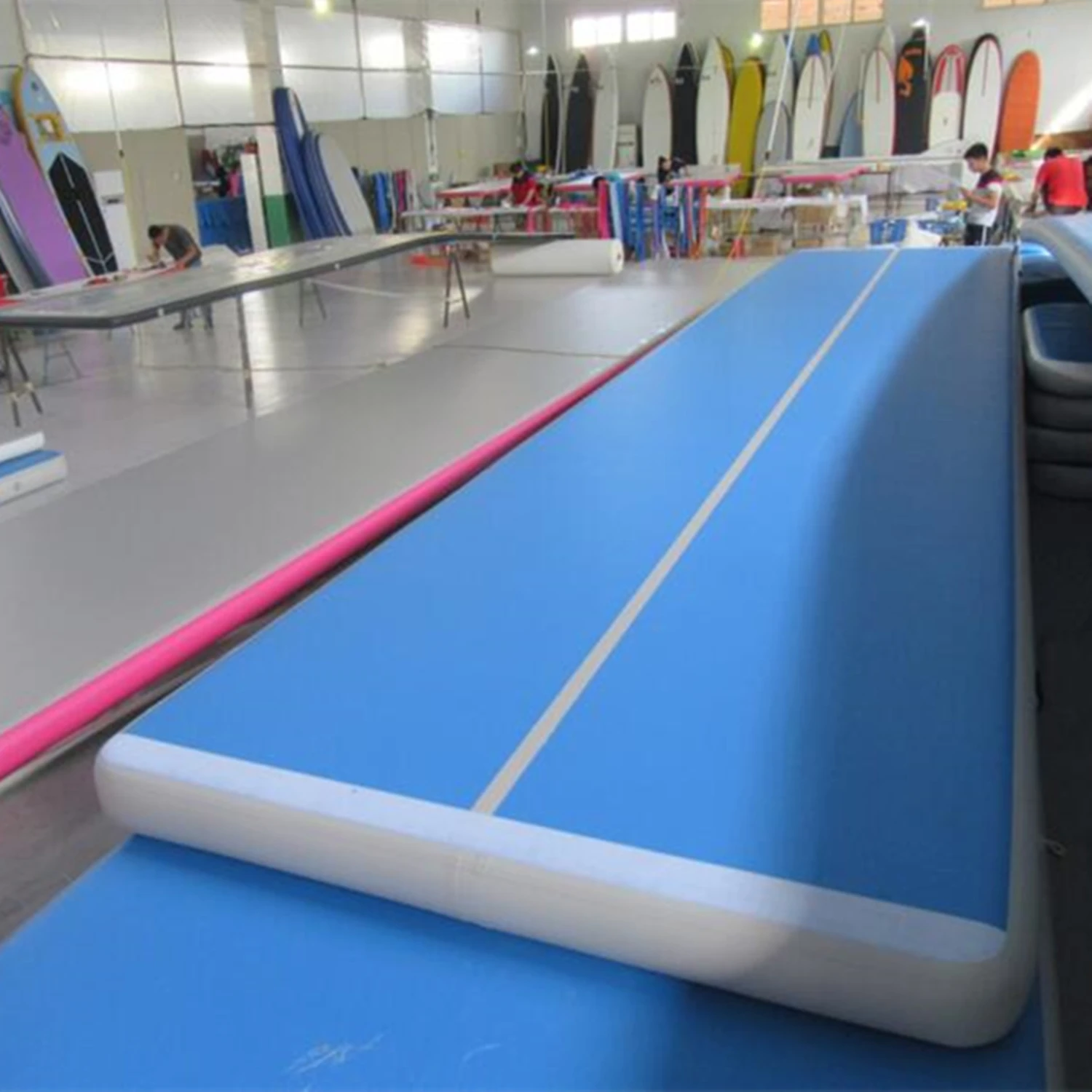 Free Shipping Gymnastic Inflatable Air Track 5m Tumble Mat for Gym Wholesale Floor | Игрушки и хобби