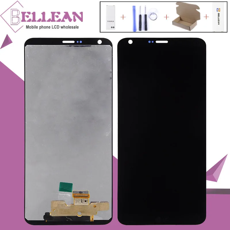 

HH Promotion 5.7" H870 Lcd For LG G6 LCD With Touch Screen H873 VS998 Display Digitizer Assembly With Frame Free Shipping+Tools