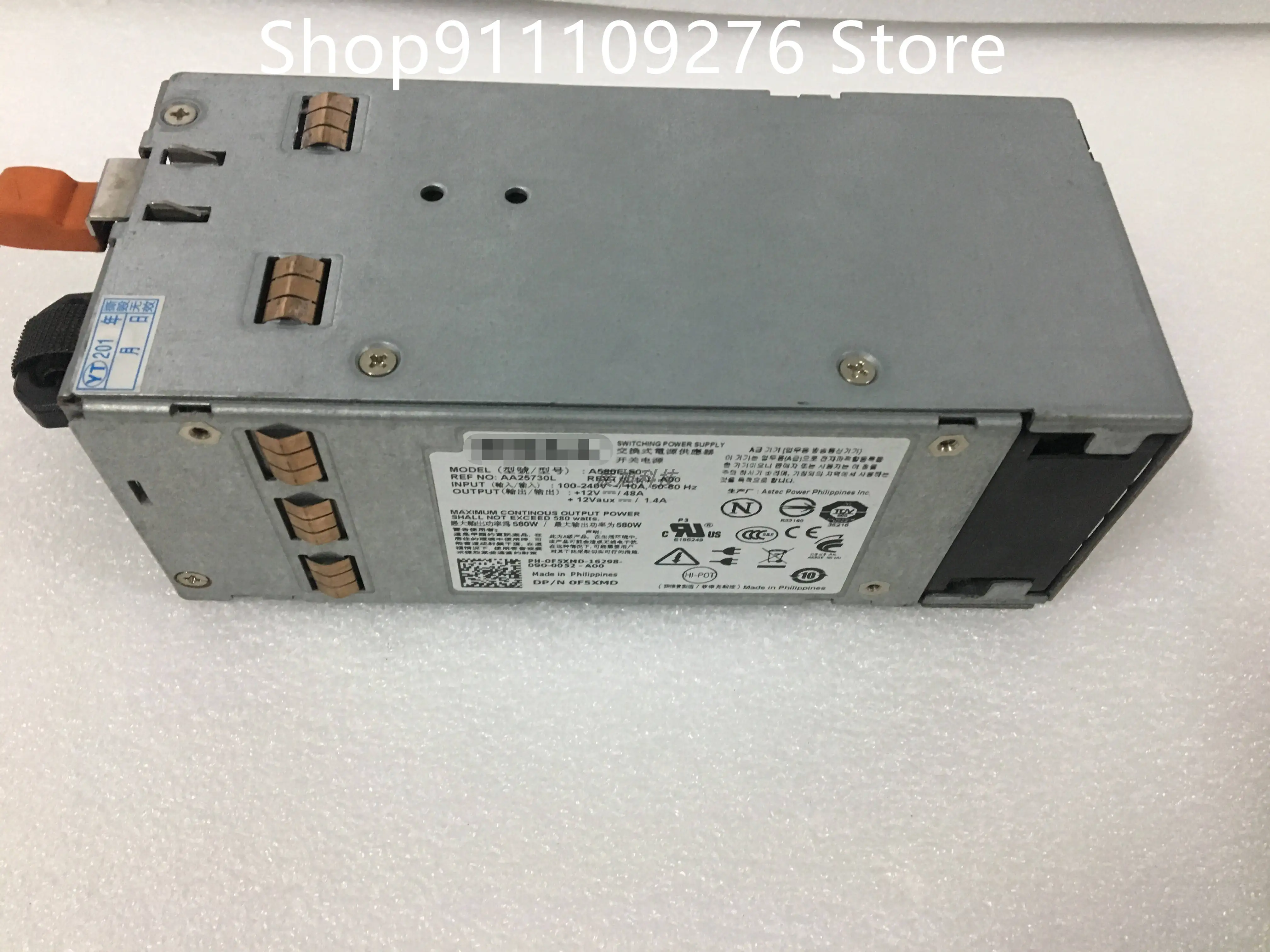 

Оригинальный блок питания для DELL T410, серверный блок питания A580E-S0 MAX 580 Вт