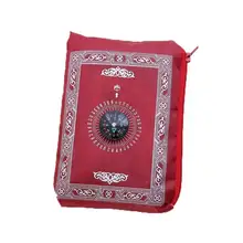 Мусульманский молитвенный коврик водонепроницаемый мусульманский дорожный Карманный молитвенный коврик с компасом