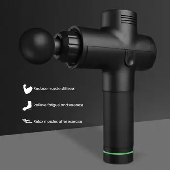 

EMS Massage Gun Cordless Rechargeable Muscle Stimulator Muscle Massage Device Powerful Deep Tissue Massager Pain Relief