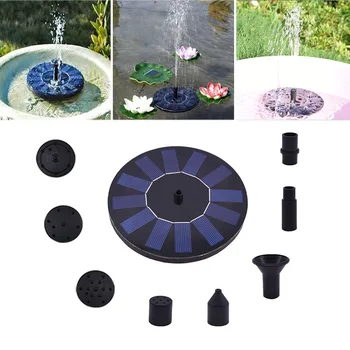 

Mini Solar Fountain Garden Pool Pond Floating Fountain Solar Panel Powered Water Fountain Outdoor Garden Lawn Decoratio Supplies
