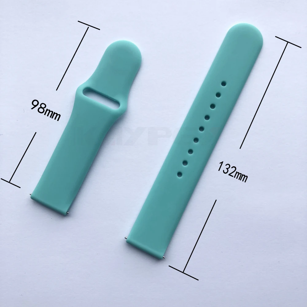 Ремешок силиконовый для смарт часов Xiaomi Huami Amazfit Bip BIT Lite 1S браслет GTS / GTR 42 мм 20