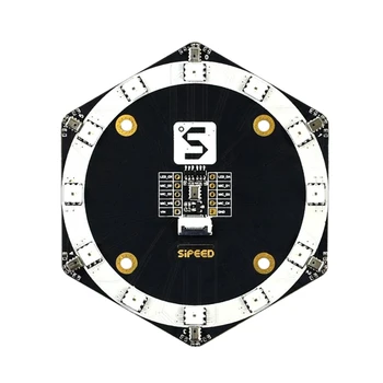 

Waveshare Sipeed R6+1 MEMS Microphone Array Module 7 Silicon Microphone Board for Sipeed Maix-Bit / Maix-GO