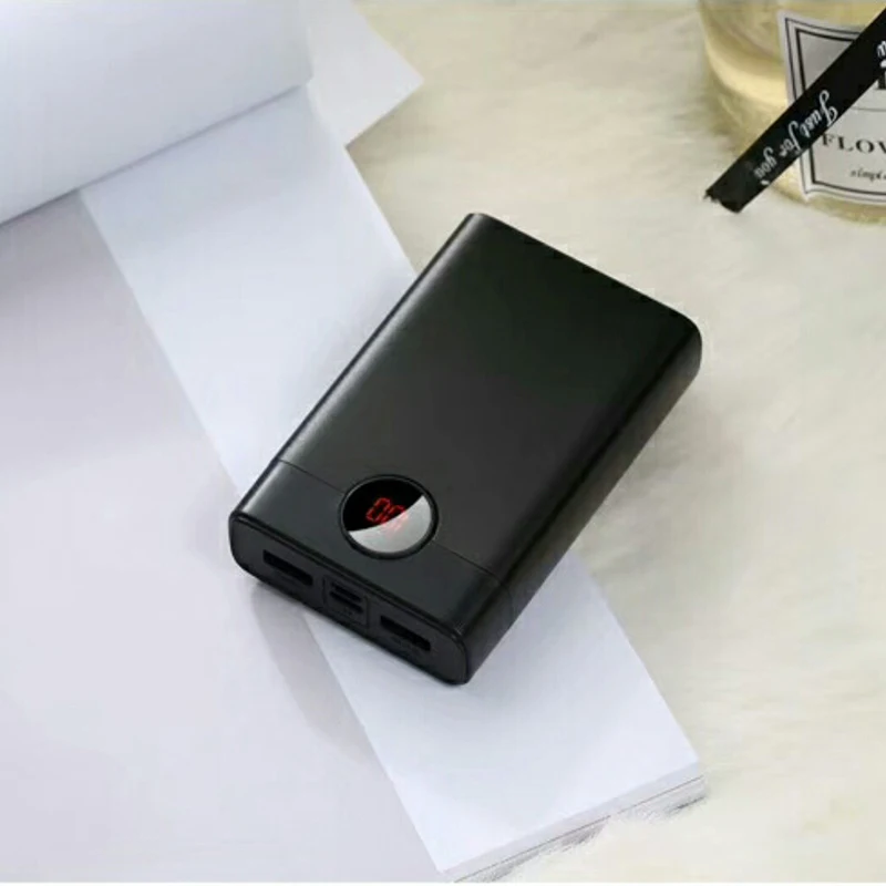 10000mAh power Bank двойной USB портативный ЖК-внешний портативный аккумулятор для мобильных телефонов