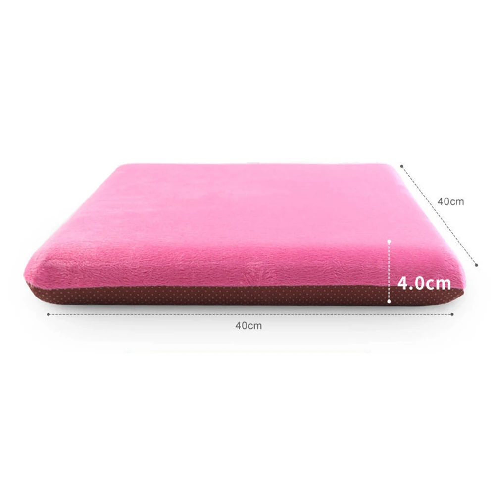 Urijk 40x40x4 см Memory Foam подушка для сиденья Подушка зимний офисный бар стул заднее сиденье диван с подушками Подушка ягодицы стул подушка - Цвет: D