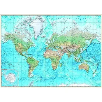 

Relief world wide Map, 140*195 cm