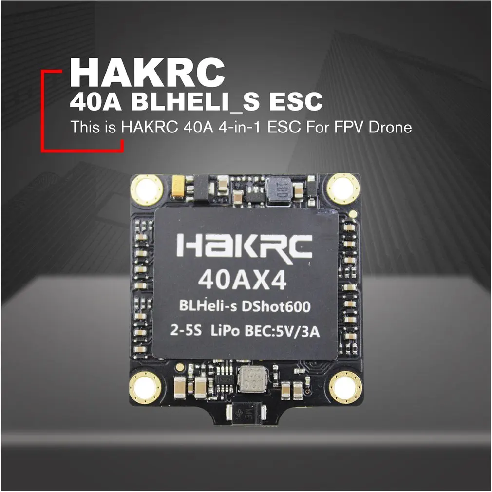 

40A 4-IN-1 BLHELI_S ESC Mini F3 F4 Flight Controller Board Built-in Barometer OSD 20x20mm Brushless Support 4S For FPV Drone