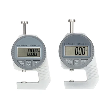 

uxcell Digital Thickness Gauge Cusp Head Electronic Micrometer Inch Metric Measuring Tool