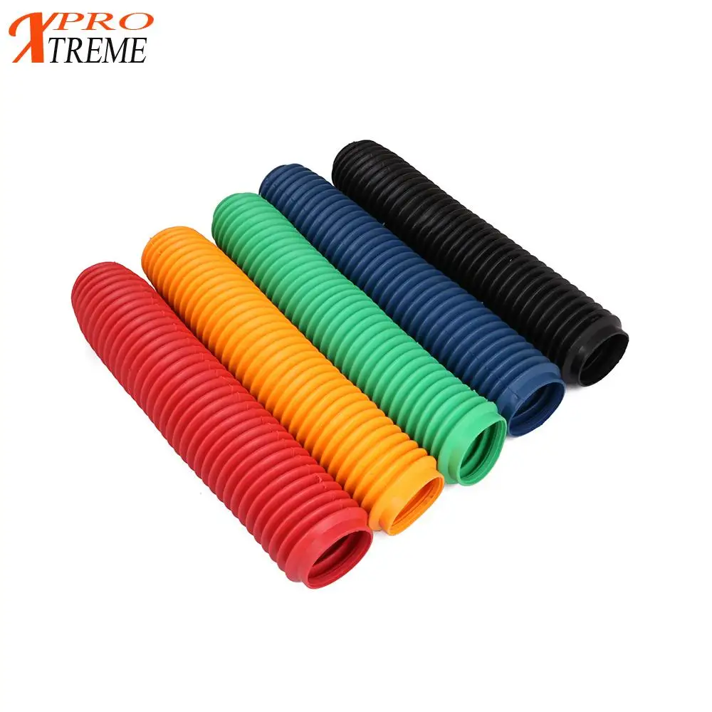 Motorcycle Rubber Front Shock Absorber Set Dust Protection Damping