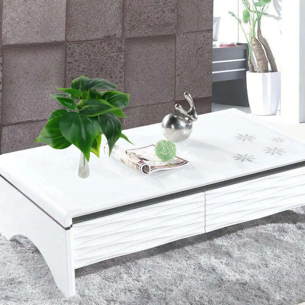 

5 Branches/1Pc Artificial Plastic Green Plant ScindapsusAureus Leaf for Wedding Decorations Fake Bonsai Tree Plant Accessories