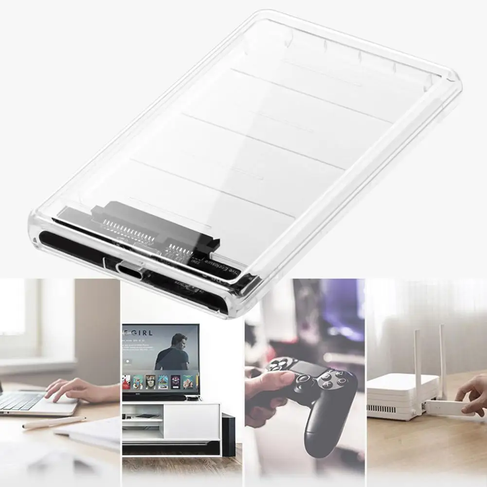 Внешний мобильный жесткий диск коробка 2,5 "USB3.1 HDD корпус type-C для SATA жесткий диск Корпус SSD корпус