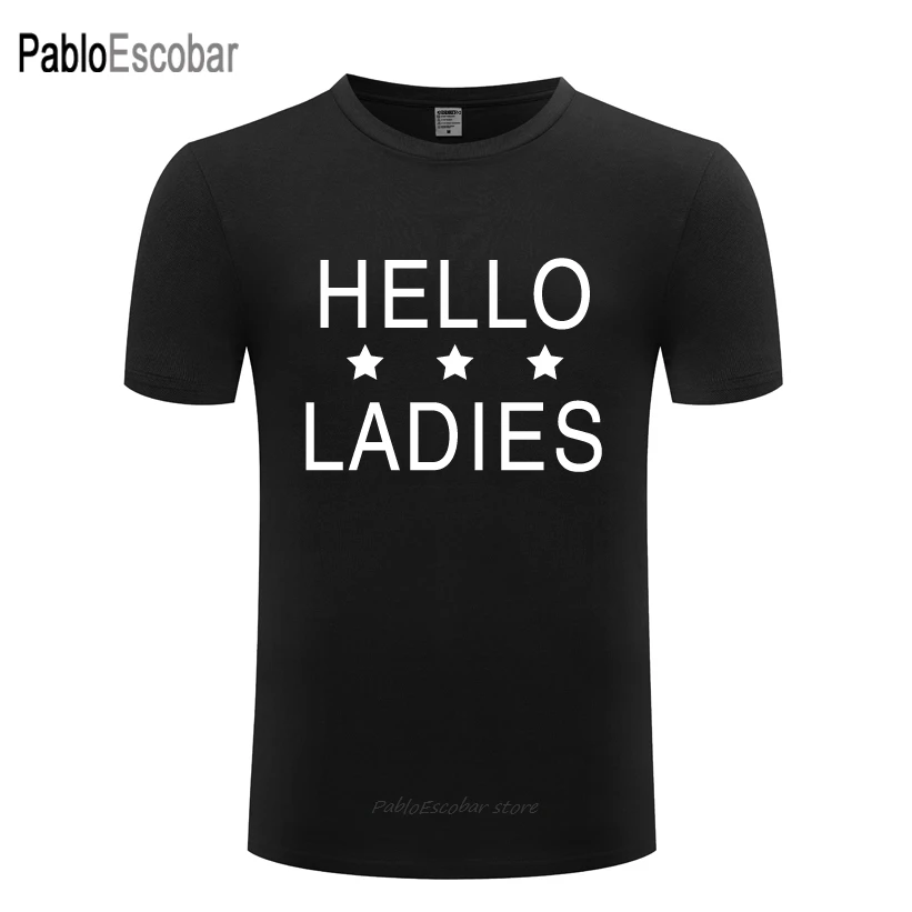 HELLO LADIES Мужская футболка shubuzhi новая хлопковая Повседневная с коротким рукавом и