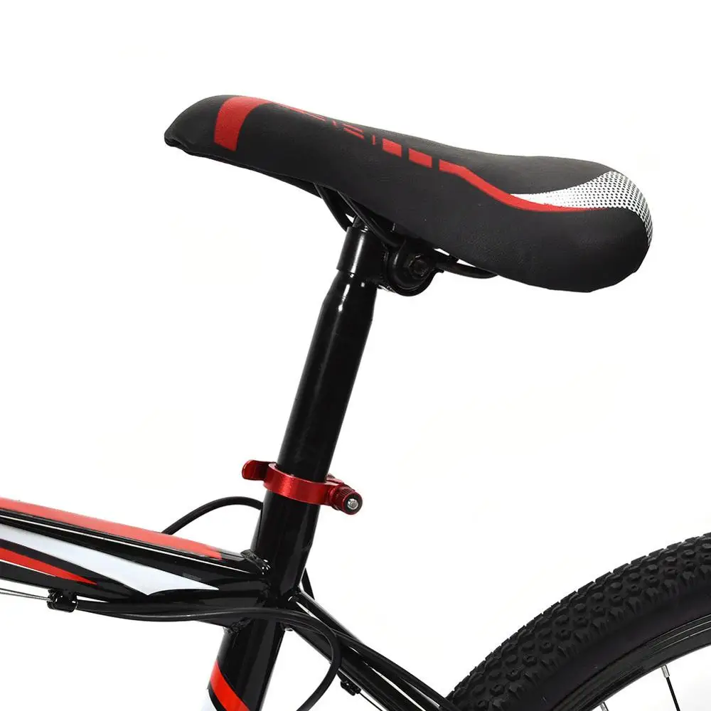 Excellent 26inch 21 Speed Bike Bicycle Dual Disc Brake Dual Shockproof Frame Mountain Bike Adults Teenagers Bicycle Bike 3
