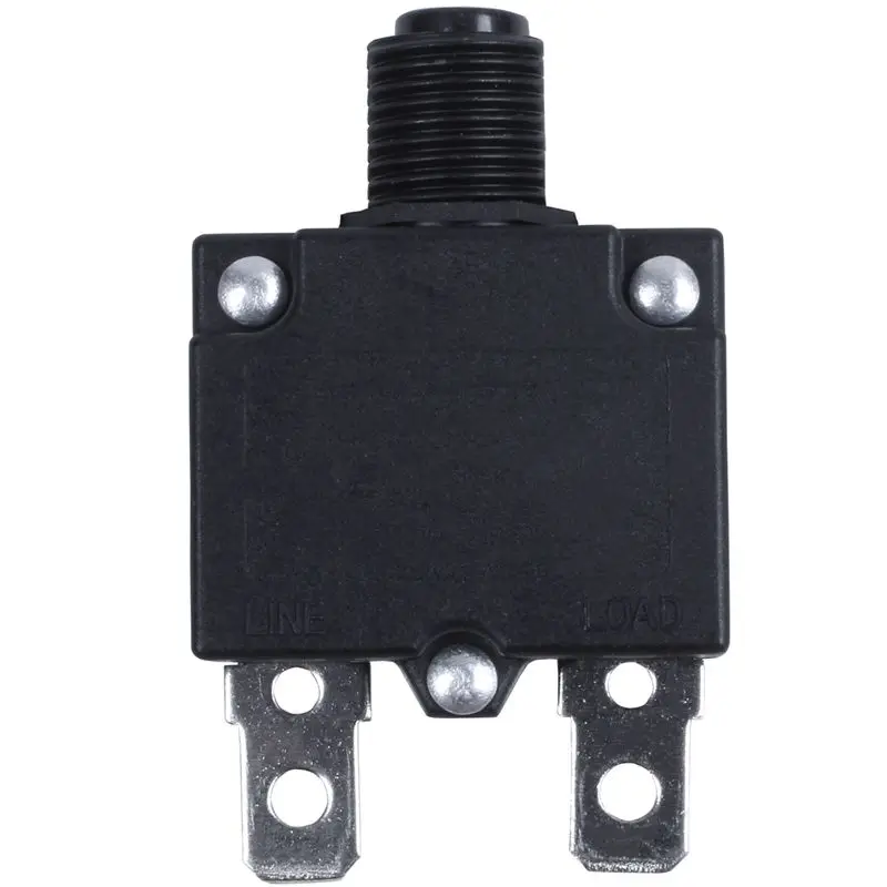 

AC 125/250V 10A Circuit Breaker Thermal Overload Protector Black